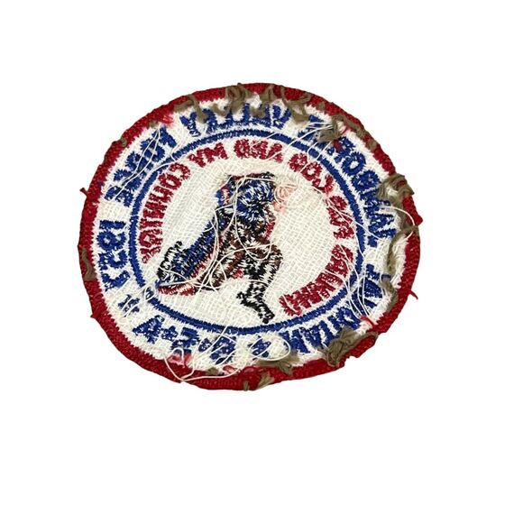 3 Vintage Boy Scout 1957 Valley Forge Onward God Country National Jamboree Patch - Picture 8 of 10